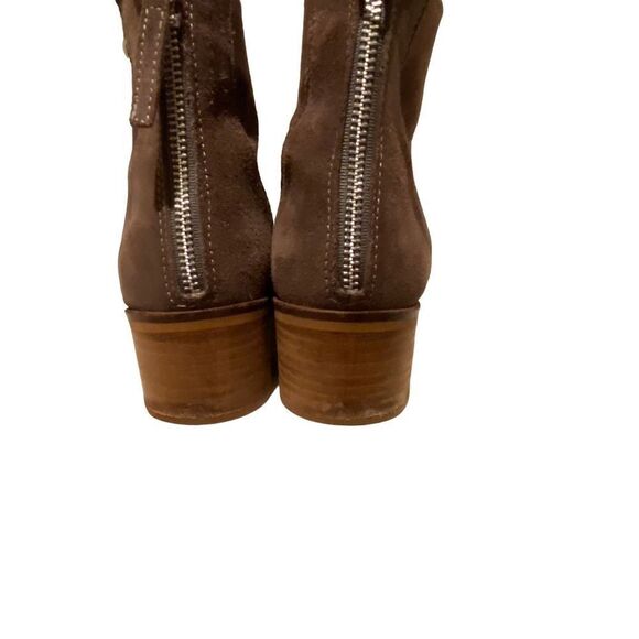 Steve Madden Legally Brown Suede Booties - Picture 2 of 8